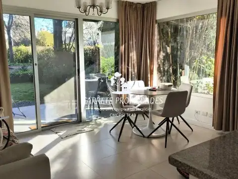 OPORTUNIDAD! Departamento en venta de 3 amb en PB. Villa del Lago. Champagnat. 100