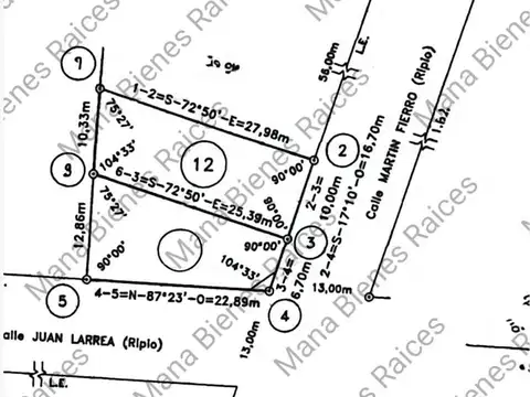 Terreno en Venta en Gualeguaychu, USD 22.000