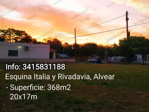 Terreno en Venta 21  mts Fondo