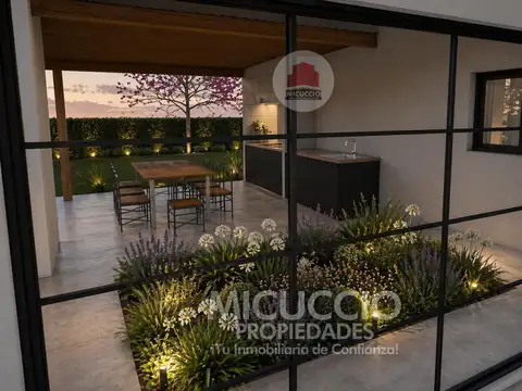 Casa 3 ambientes con 2 baños