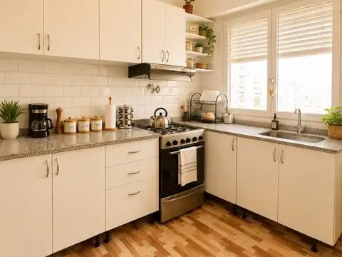 Departamento 4 ambientes con 2 baños