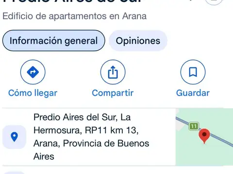Terreno en Venta 1.574  mts Frente