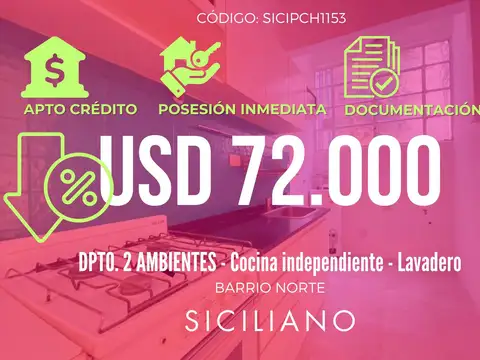 Departamento en Barrio Norte