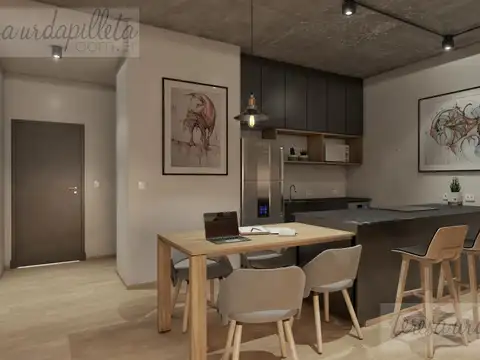 Departamento 2 ambientes con 1 baño