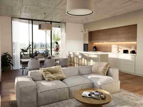 Departamento 3 ambientes con 2 baños