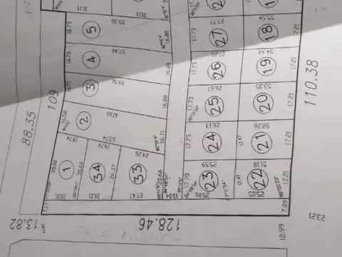 Terreno en Venta de 1984,0 m2
