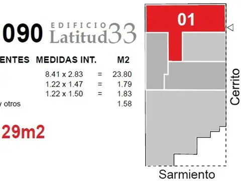 OFICINA EN VENTA CERRITO 1000.