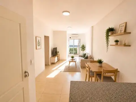 Departamento 2 ambientes con 1 baño