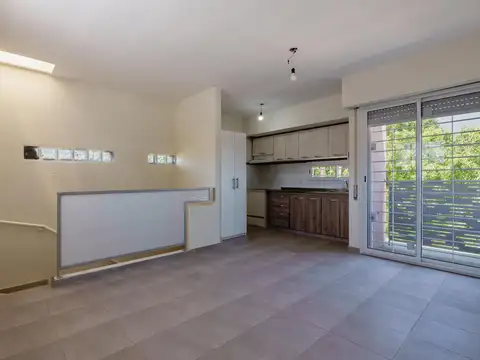 Departamento centa barrio fisherton 1 dormitorio por escalera balcón amplio luminoso a estrenar