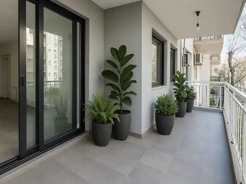 VENTA SEMIPISO DE 3 AMBIENTES A ESTRENAR CON BALCÓN Y PARRILLA EN VILLA DEL PARQUE