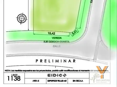 Terreno en Venta 45  mts Fondo