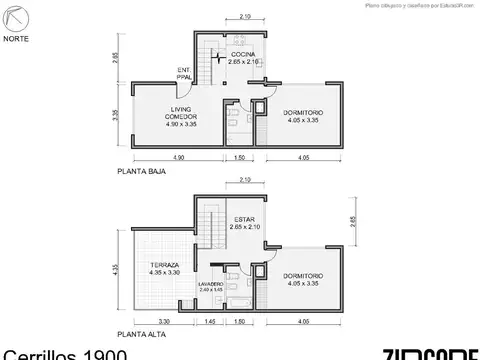 Depto Tipo Casa en Venta de 3 ambientes