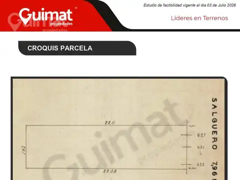 Terreno en Venta de 227,0 m2