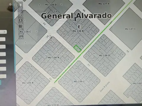 Terreno en Venta 10  mts Frente