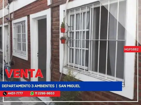 Departamento - Venta - Argentina, San Miguel - Gelly y Obes 1561