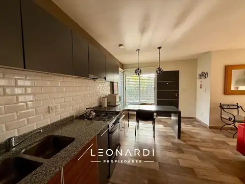 Casa dos ambientes amoblada en alquiler en Matheu - ID 4336