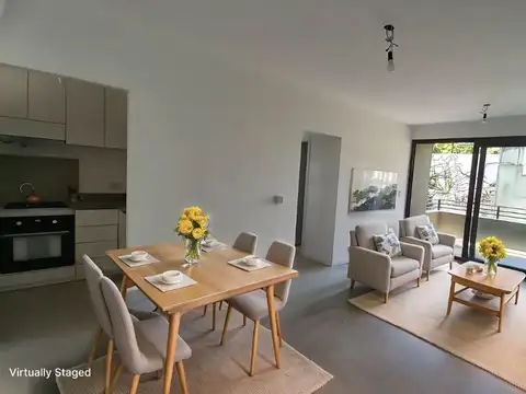 Venta departamento 3 amb con balcon y cochera doble en Acassuso