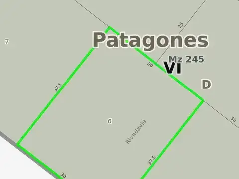 Terreno en Venta de 1125,0 m2