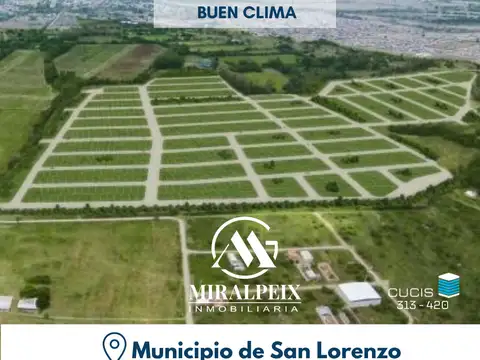 vendo terreno Uzbanizacion buen clima
