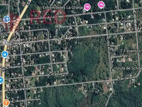 Terreno en Venta 20  mts Frente