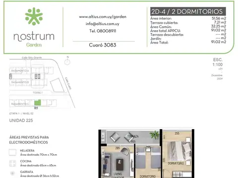 VENTA 2 DORMITORIOS NOSTRUM GARDEN PRADO
