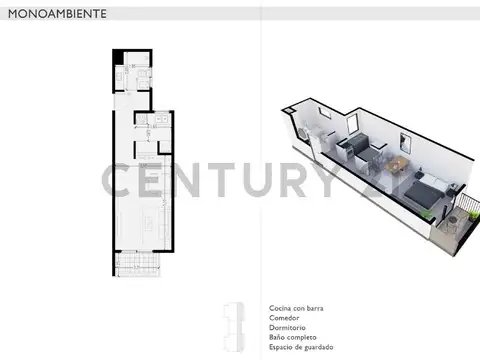 Departamento en Venta en Martin Coronado, USD 42.000