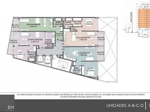 Departamento en Venta de 2 ambientes