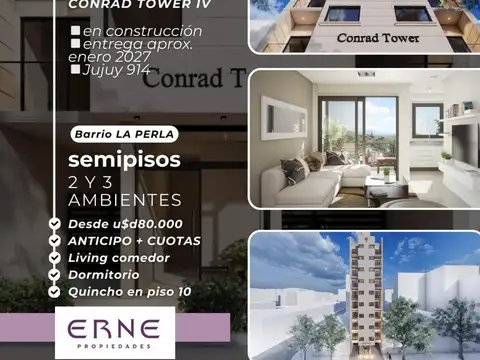 DEPARTAMENTO DE POZO  3 AMBIENTES EN LA PERLA - FINANCIACION