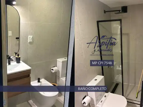 Departamento Monoambiente con 1 baño