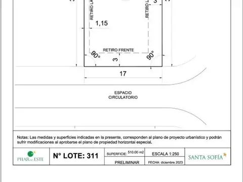 Santa Sofía Pilar Del Este Lote 311