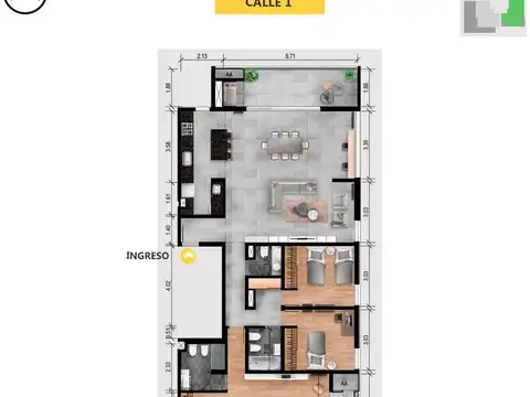 Departamento - Granadero Baigorria
