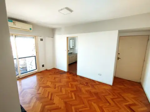 Alquiler departamento 2 ambientes piso luminoso