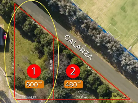 En Venta Terreno De 600m Sobre Galarza. En Pilar, A 5 Min. Del Centro - Financia. Sin Expensas