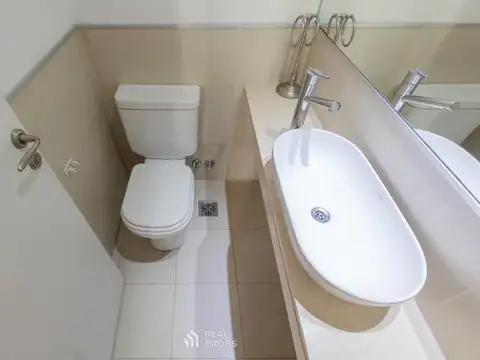 Departamento 2 ambientes con 2 baños