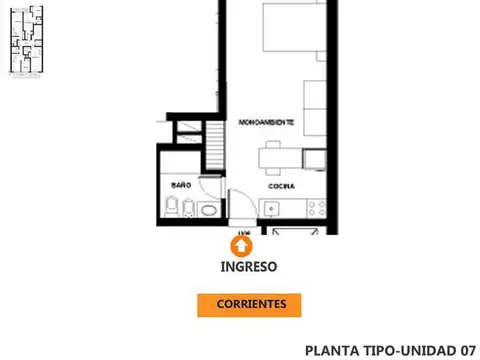 Departamento en Venta en Centro, USD 82.000