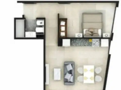 Departamento en Venta en Palermo, USD 115.999