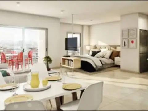 Departamento Monoambiente con 1 baño