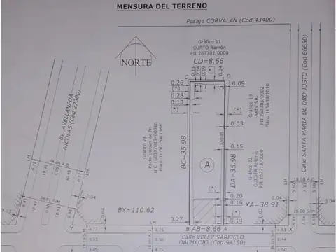 Terreno en Venta de 311,0 m2