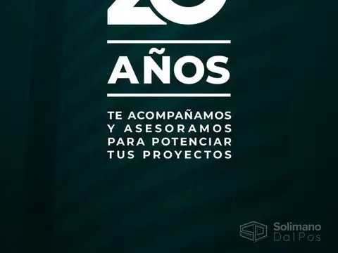 Terreno en Venta 35  mts Fondo