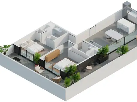 Departamento en Venta de 2 dormitorios
