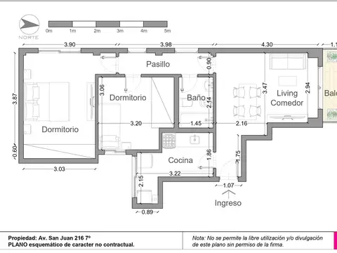 Departamento en Venta de 2 dormitorios
