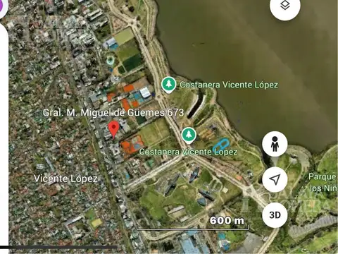 Terreno en Venta en Vicente Lopez, USD 650.000