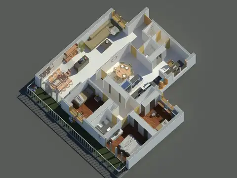 Excelente Departamento de 4 Ambientes con Dependencia