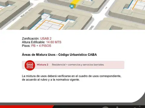 Terreno en Venta en Villa Urquiza, USD 380.000