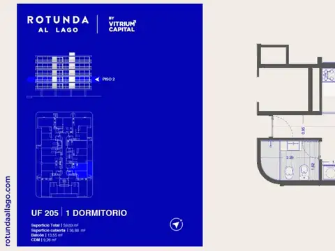 Rotunda al Lago 1 dorm Diciembre 2027