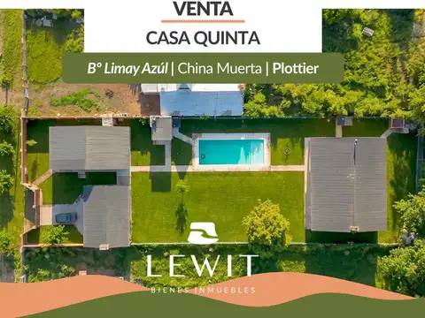 Venta Casa Quinta 5 Dormitorios | Limay Azul China Muerta | Pileta