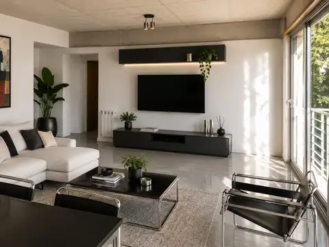 Departamento 2 ambientes con 1 baño