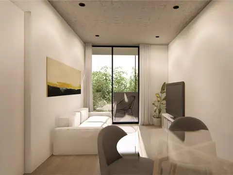 Departamento Monoambiente con 1 baño