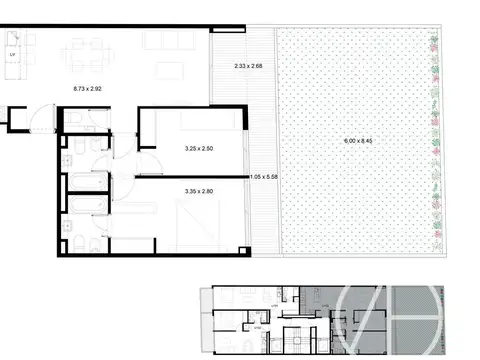 Departamento en venta 3 ambientes en Coghlan a estrenar