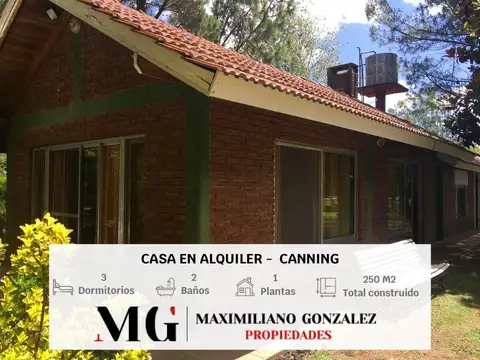 Casa Quinta alquiler Canning Ezeiza